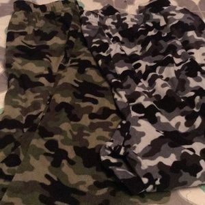 Set of Boys fleece PJ bottoms